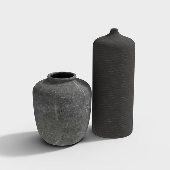 Urban Vases 3D model