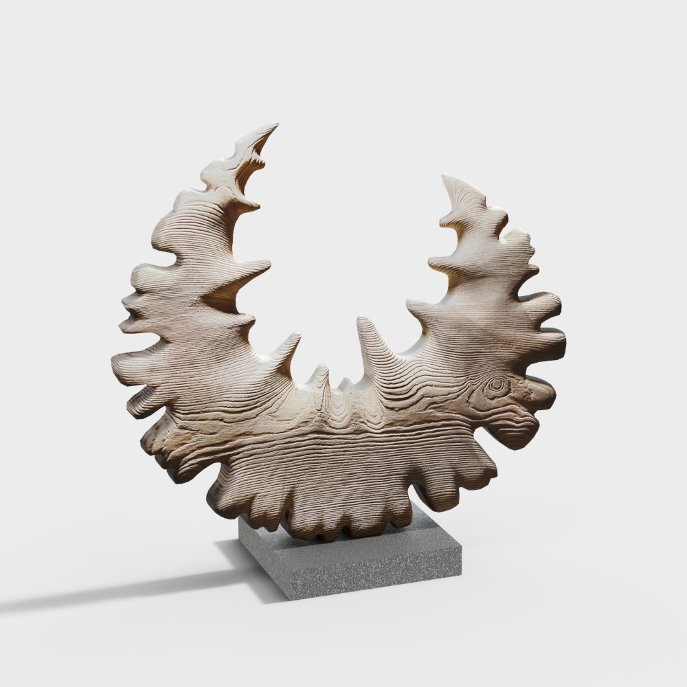 Wind Wings Low-Poly 3D model