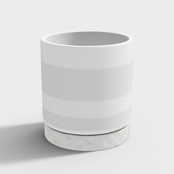 Stylish Urban Planter 3D model for Contemporary Spaces