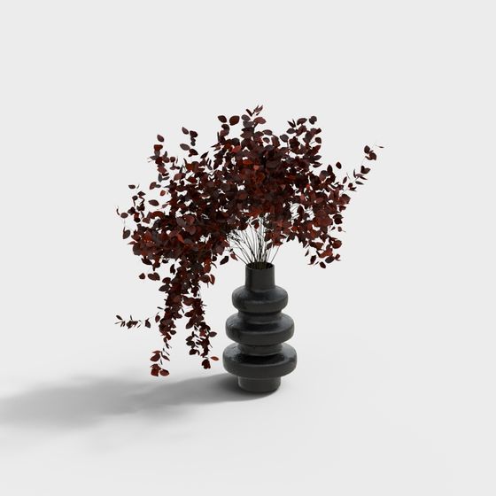 Autumn Rhythm Vase 3D model for Creative Projects