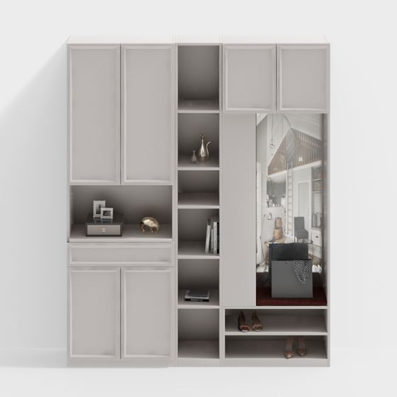 Urban Closet 3D model for Modern Spaces