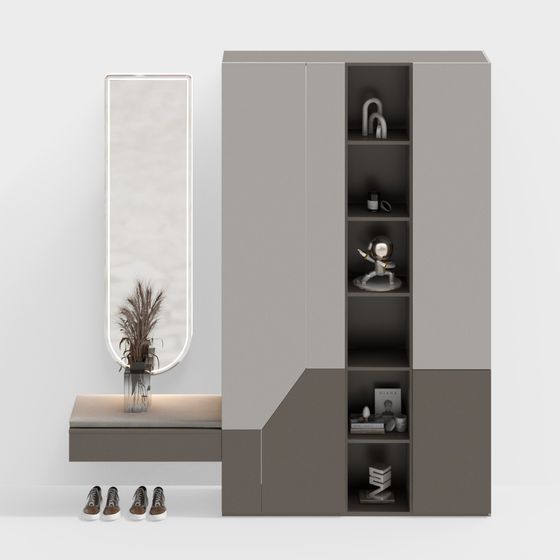 Urban Storage Cabinet 3D model