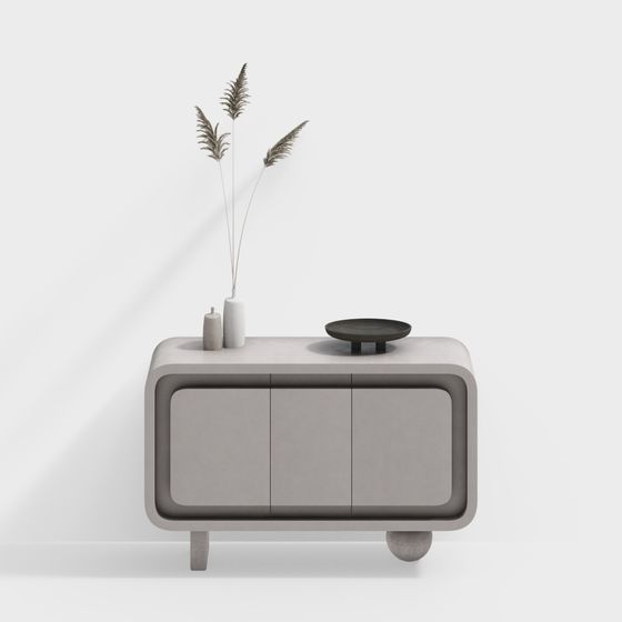 Concrete Sideboard 3D model
