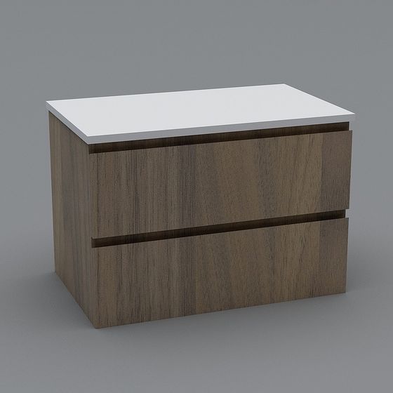 Urban Minimalist Cabinet 3D model