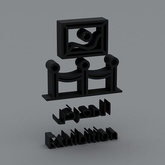 Exhibition Hall 3D model - Ideal for Modern Creations