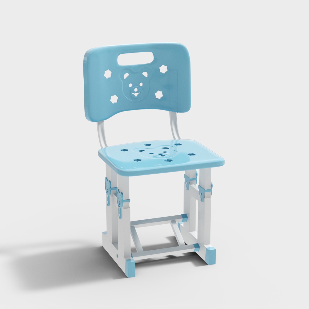 Charming Children's Chair 3D model