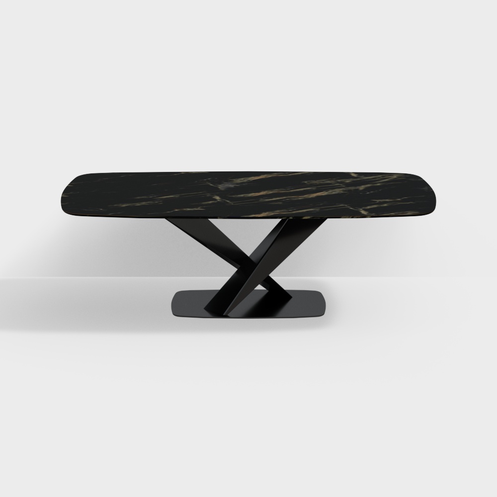 Обеденный стол из мрамора Stratos
