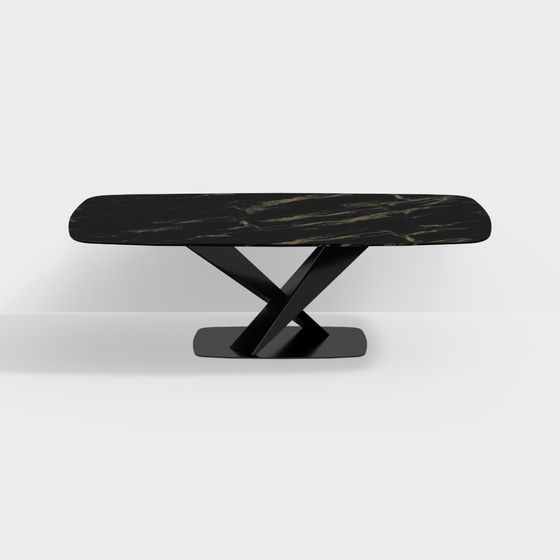 Обеденный стол из мрамора Stratos