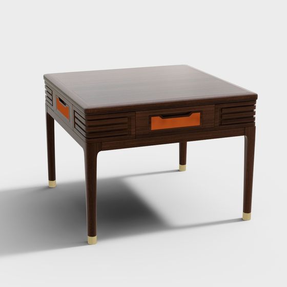 Vintage Style Side Table 3D model