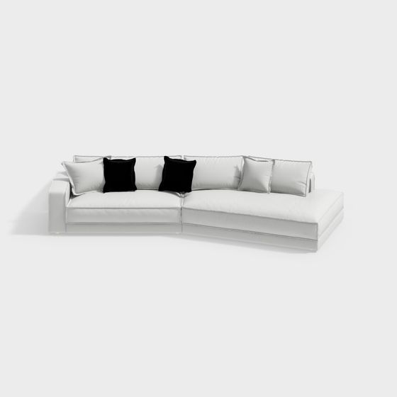 Urban Comfort 3D Model Sofa