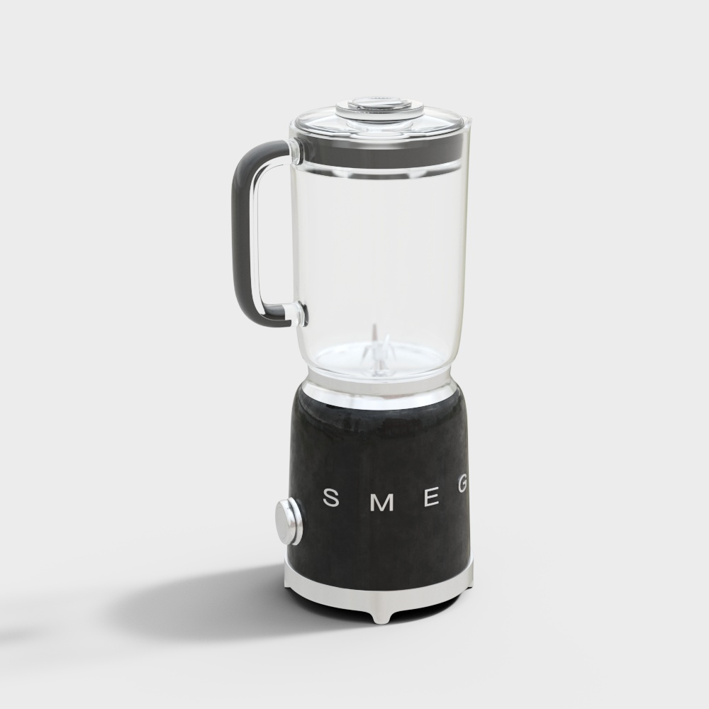 Retro SMEG Blender 3D model for Modern Kitchens