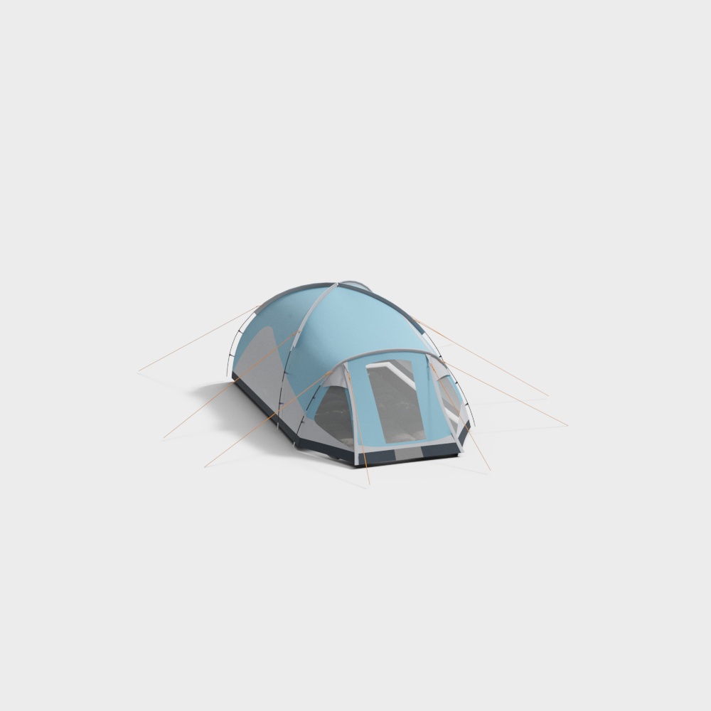 Low-Polygon Tent 3D Model for Outdoor Adventures