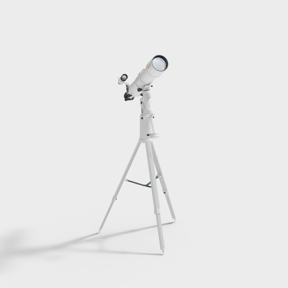 Glamping Camping Astronomical Telescope 3D Model