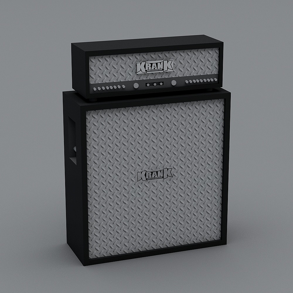 Krank Amplification 3D Model for Rock Music Enthusiasts