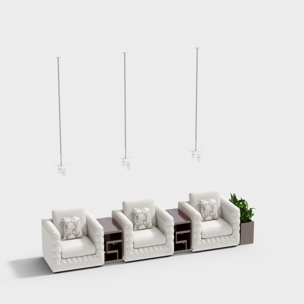 Canapé d'infusion de luxe pour salle d'infusion moderne