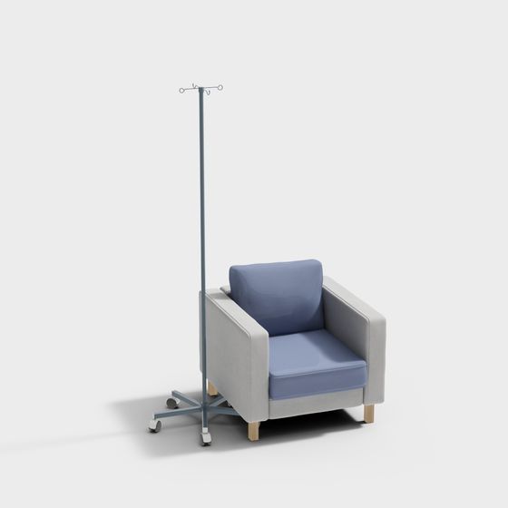 Modern Hospital Rest Chair 3D model
