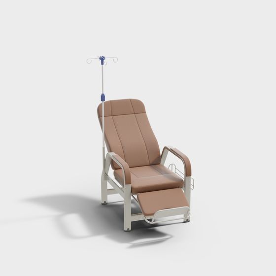 Elegant Medical Recliner 3D model for Clinic Settings
