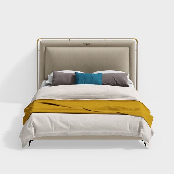 Urban Elegance 3D model Bed