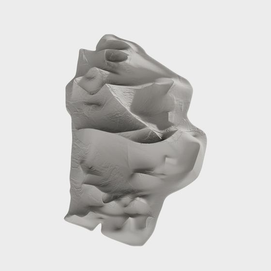Abstract Mountain Stone 3D Model