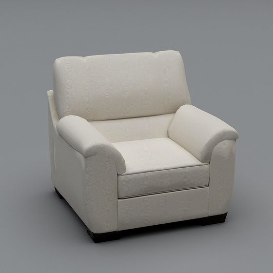 Cozy Lounge 3D model - Elegant Minimalist Sofa