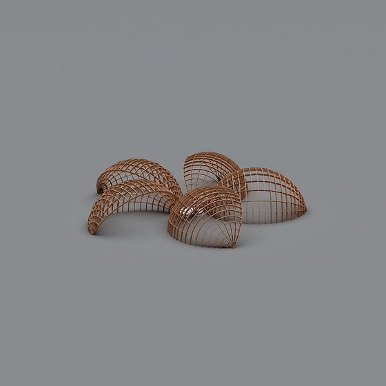 Futuristic Wings 3D model