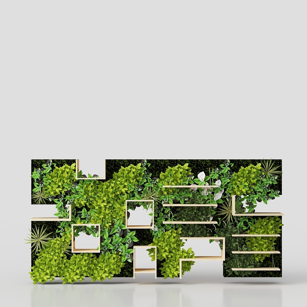 Modern plant wall  tree leave