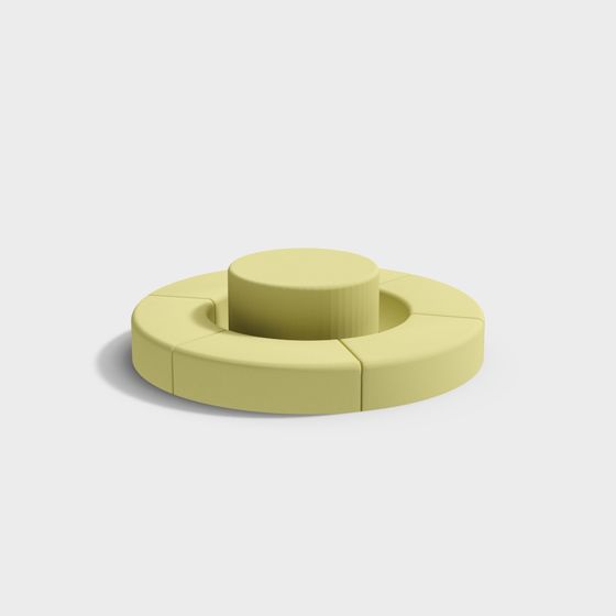 Geometric Ring Chair 3D model