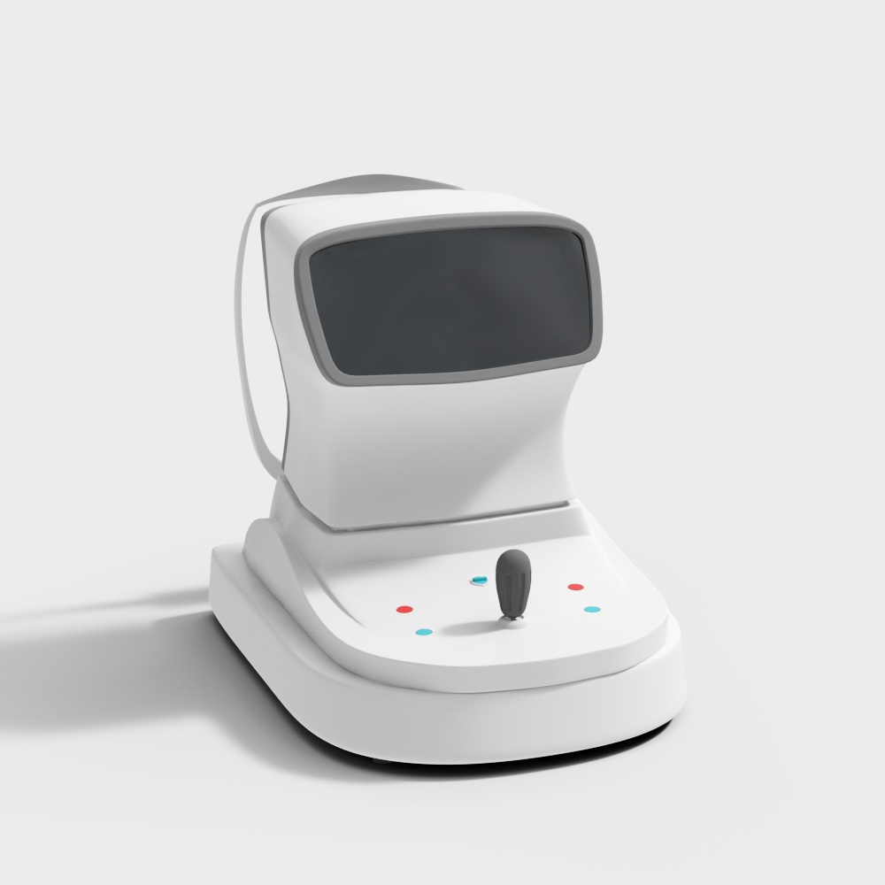 Futuristic Control Console 3D model