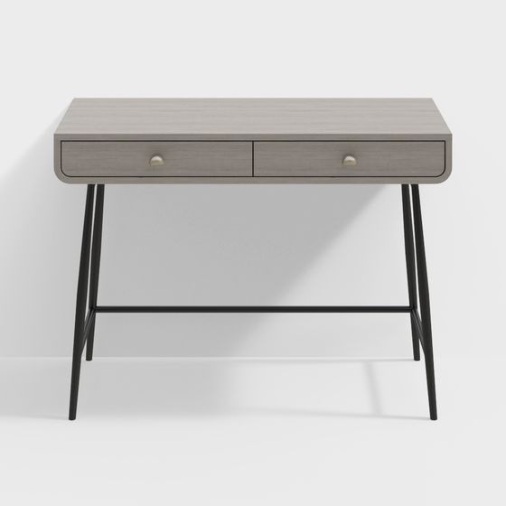 Mid-Century Modern Desk 3D model