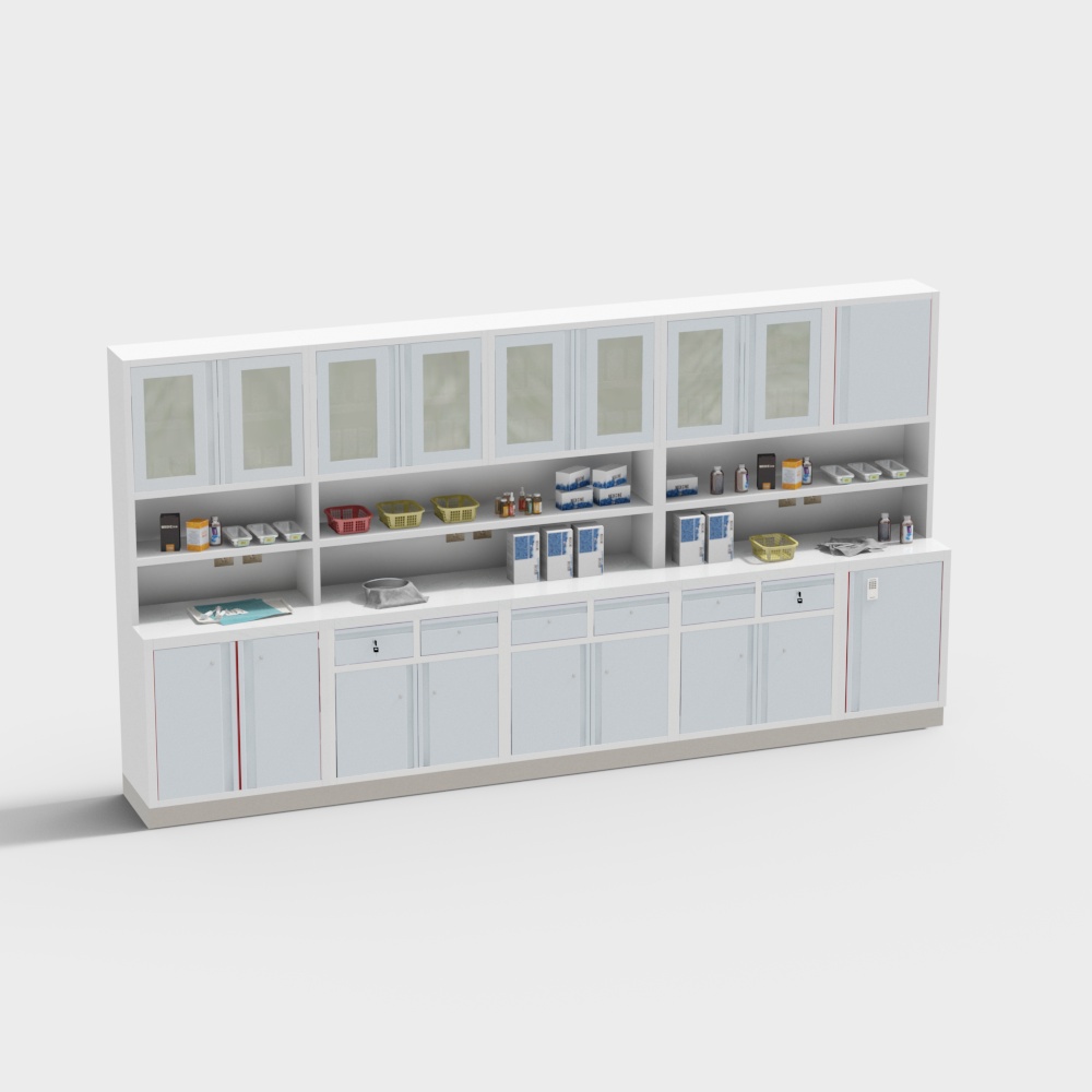 Modern treatment room data cabinet