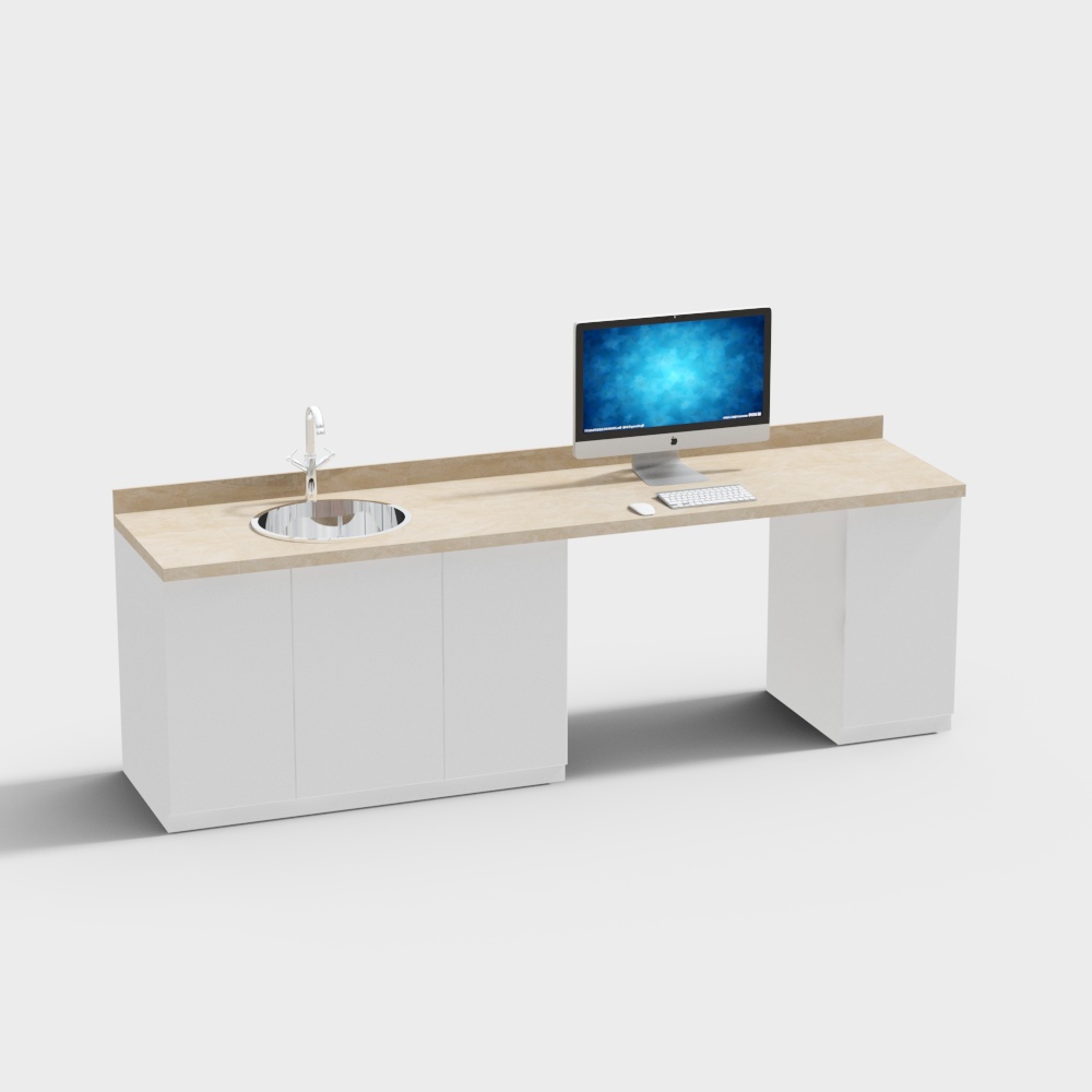 Modern clinic reception desk