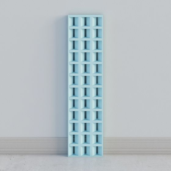 Vertical Bookshelf 3D model