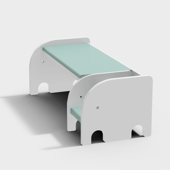 Elephant Bench 3D model