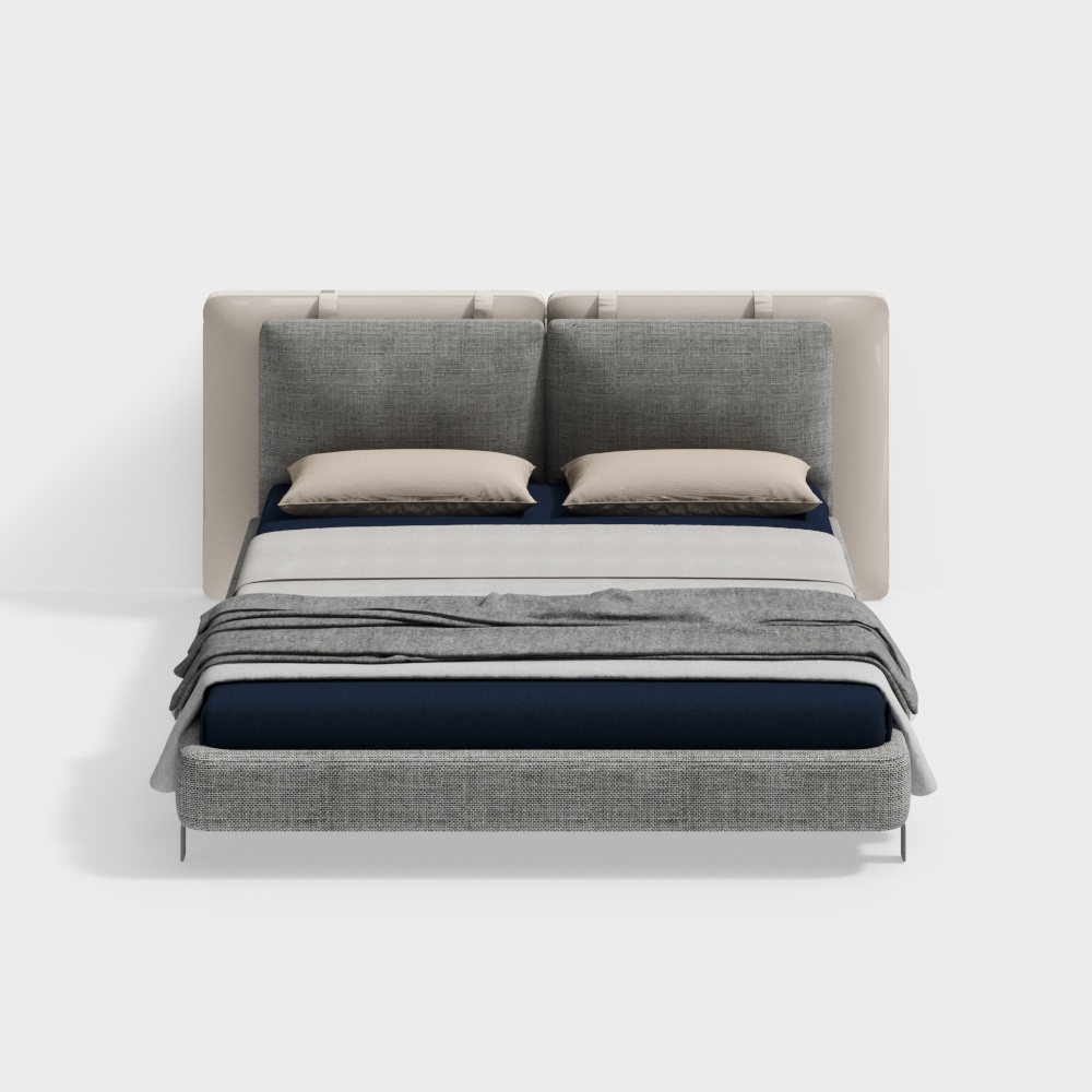 LP-C-060 เตียงคู่ Morandi Series 1.8ม.