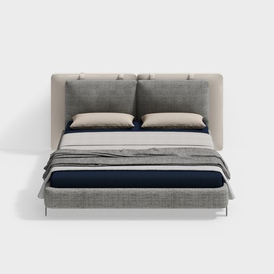 LP-C-060 เตียงคู่ Morandi Series 1.8ม.