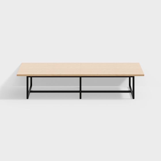 Industrial Style Extendable Coffee Table 3D model
