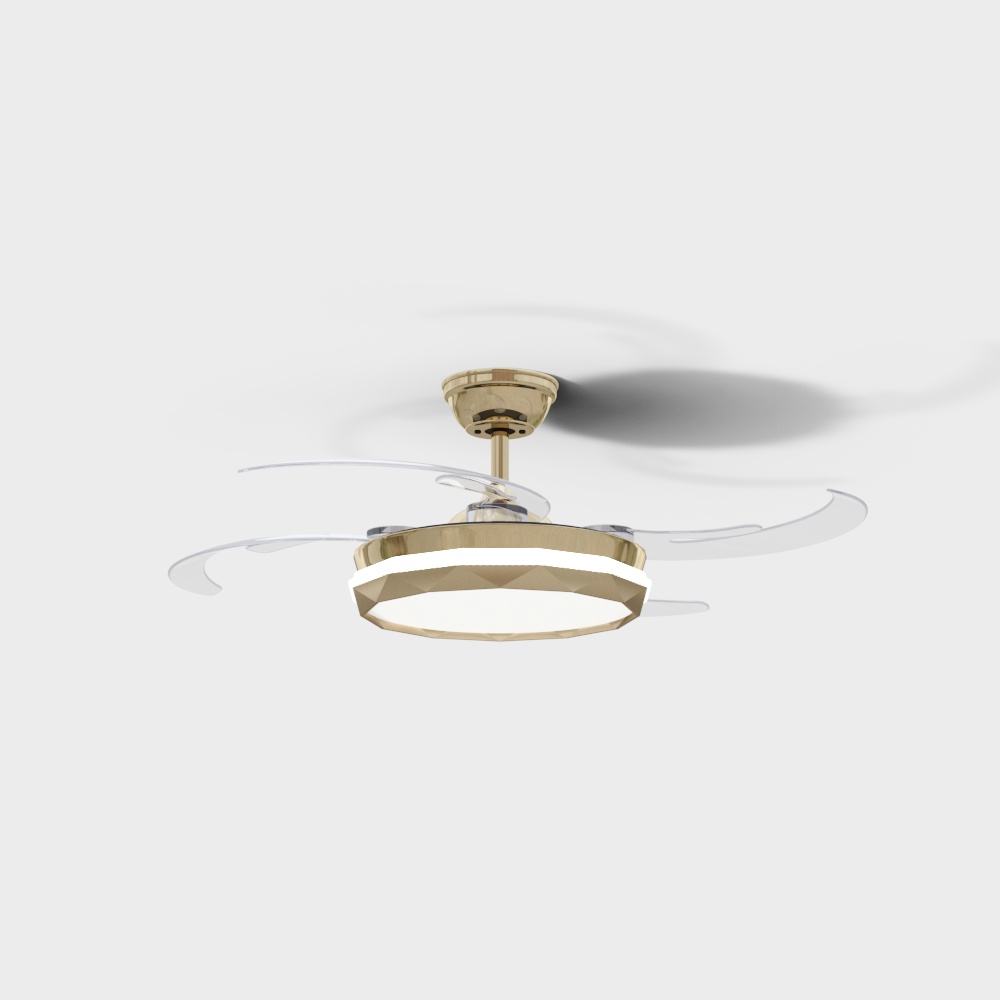 Serie Celebrity Club Ventilatore da Soffitto Invisibile Luce di Lusso - FZ1234FG