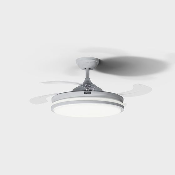 Invisible Ceiling Fan 3D model for Contemporary Spaces