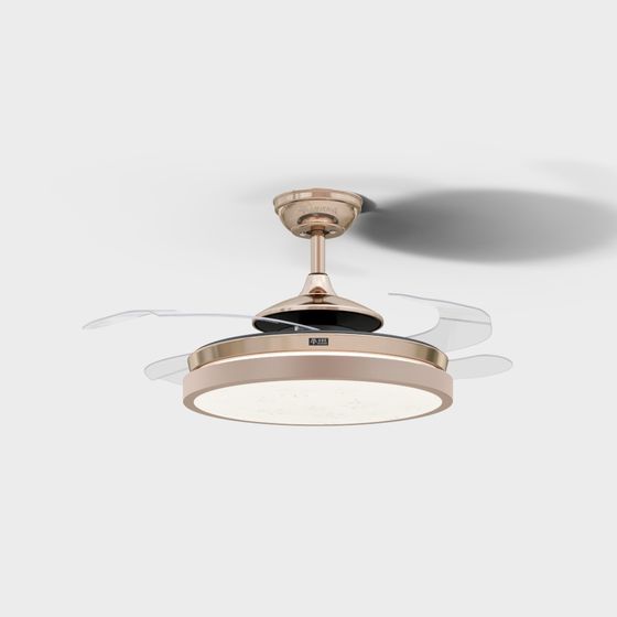 Invisible Fan Light 3D Model for Modern Home Design