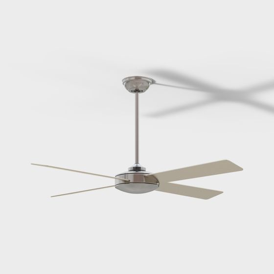 Minimal Ceiling Fan 3D model