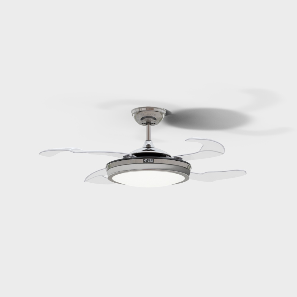 Famous Home Club-Light Luxury Series-Invisible Ceiling Fan Light-K48-A002BN