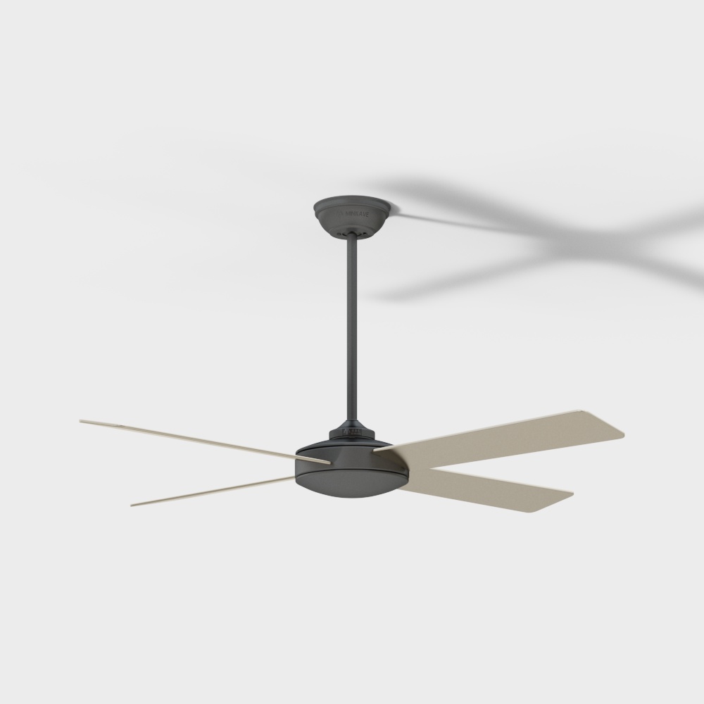Mingjiahui-Modern Series-Straight Blade Ceiling Fan Light-M52-A007BM