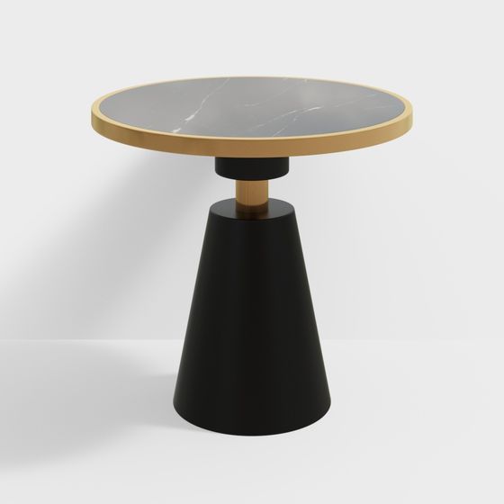 Minimalist Round Table 3D model