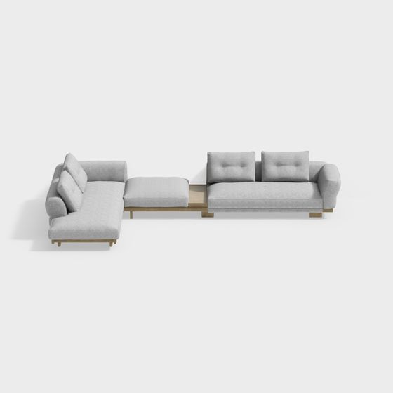 Urban Comfort 3D model Sofa for Modern Living Spaces