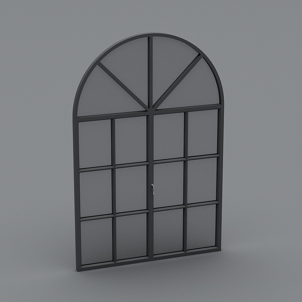 PENTEK_RP+Fineline+70W_Arched_Double_Vent_Steel_Window