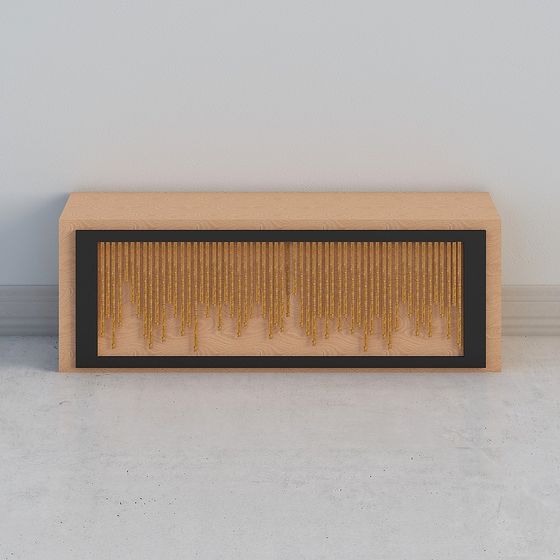 Elegant Flowing Cabinet 3D Model