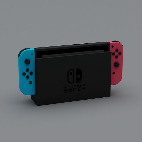 Nintendo Switch 3D model for Creative Projects