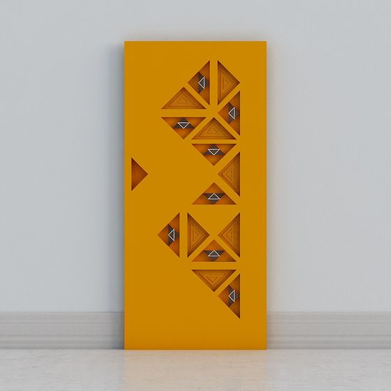 Abstract Geometric Door 3D model