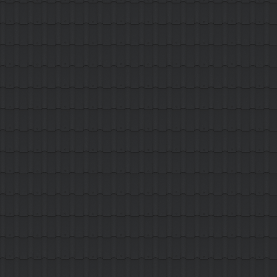 Black Painted Pottery Tile 3D Model