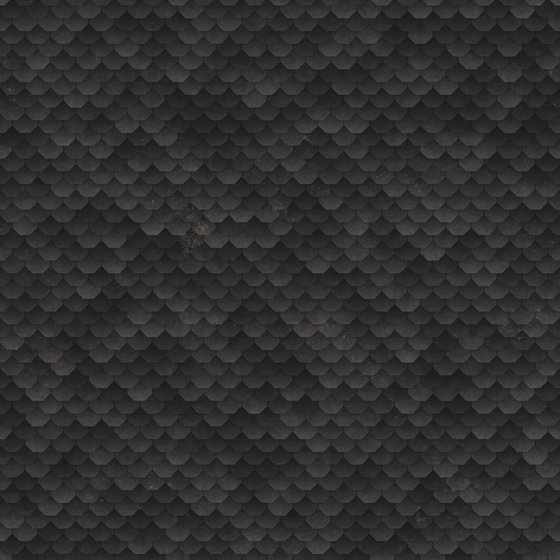 Black Asphalt Tile 3D Model